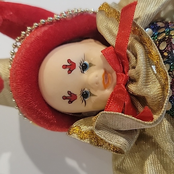 (J3) Classic treasures Porcelain clown doll - Picture 2 of 5